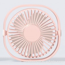 Desk Fan, Justdolife Mini Fan Portable Lightweight 360° Rotation Summer Electric Fan for Home Office Table