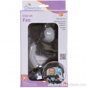 Dreambaby Stroller Fan, Silver with Black Foam 552359932