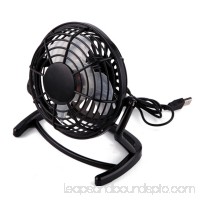HDE USB Powered Desk Fan Personal Air Blower for PC Notebook La ptop (Black)   570173435