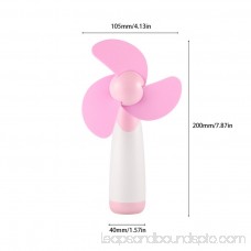 Hot Sale Upgraded Small, Light, & the Compact Powered by Two AA Batteries Portable Handheld Mini Fan Super Mute Battery Operated for Cooling