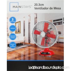 Mainstays, 8 Table Fan, Red, SFDR0-200BPTR 566913458