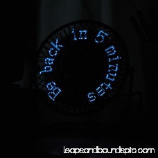 Message Fan with Floating LED Display