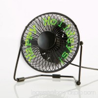 Message Fan with Floating LED Display   