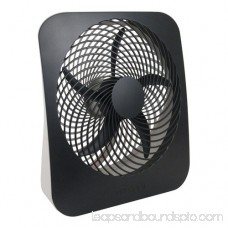 O2COOL 10 Portable 2-Speed Fan with AC Adapter, Model #FD10002A, Black 551380302