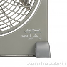 O2COOL 10 Smart Power Rechargeable Portable 2-Speed Fan, Model #FD10006AU, Black 553813828
