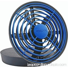 O2COOL 5-Inch Portable USB Fan, Battery Operated Fan, AC Adapter Fan, USB Cable Fan, Two-Speed Fan, Tilt Fan, Compact Fan, Outdoor Fan, Portable, Desktop Fan, Assorted Color Fan, Blue