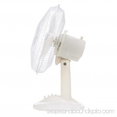 Optimus 12 Oscillating Table 3-Speed Fan, Model #F-1230A, White 552298842