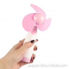 Small, Light, & the Compact Powered by Two AA Batteries Portable Handheld Mini Fan Super Mute Battery Operated for Cooling