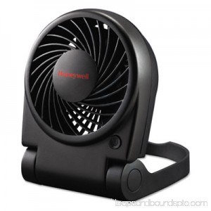 Turbo On The Go USB/Battery Powered Fan, Black, Sold as 1 Each