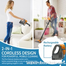 ROLLIBOT Puro 200B 3-5 lbs Lightweight Cordless Vacuum Cleaner - Cyclone Suction; Motorized Floor Brush & 5 Attachments 567671312