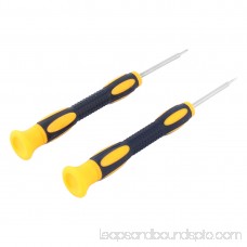 Electric Work Non-slip Handle Phillips Slotted Bits Magnetic Screwdrivers 2pcs