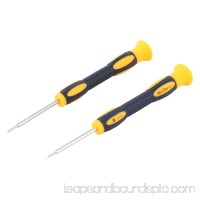 Electric Work Non-slip Handle Phillips Slotted Bits Magnetic Screwdrivers 2pcs   