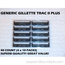 Generic Gillette TracII Plus - 40 Pack (4 x 10)