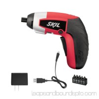 Skil 2354-07 4V Max Cordless Lithium-Ion Palm-Sized Screwdriver and 5-Piece Bit Set 554284047