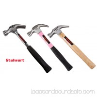 Fiberglass Claw Hammer With Comfort Grip Handle And Curved Rip Claw, 12 Oz By Stalwart (Durable Tool for Home Repair, DIY, Building, Woodwork) (Pink)   565431187