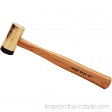 Grace USA Tools Delrin Tipped Brass Hammer 16 oz 555724198
