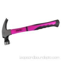 The Original Pink Box PB20HM Rip Claw Hammer with Magnetic Nail Holder, 20 oz., Pink   566721533