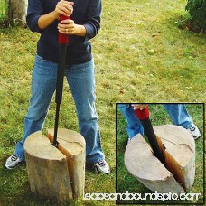 TruePower Firewood & Log Splitter - Safe & Easy Hammer Action