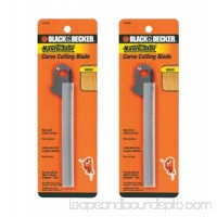Black and Decker SC500 Handsaw Replacement (2 Pack) 74-592 Curved Cutting Saw Blade # 74-592-2PK