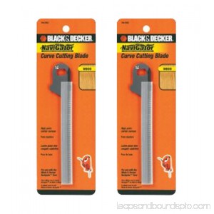 Black and Decker SC500 Handsaw Replacement (2 Pack) 74-592 Curved Cutting Saw Blade # 74-592-2PK