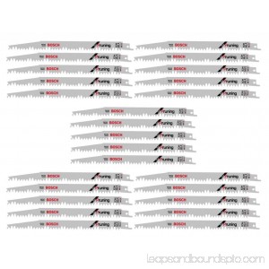 Bosch RP95 (25 Pack) 9-Inch 5 TPI Wood Cutting Reciprocating Saw Pruning Blades # RP95B-25PK