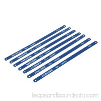 Unique Bargains 6 Pcs 250mm Working Length Carbon Steel Power Hacksaw Blades Blue 12mm x 0.6mm   