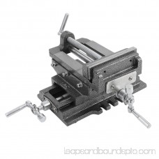 5 Inch Cross Drill Press Vise X-Y Clamp Machine Slide Metal Milling 2 Way HD with Heavy Duty Steel Construction