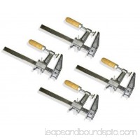 Set of 4 - 18" BAR CLAMPS 2.5" Throat Depth Heavy Duty Handle Woodworking Tools   