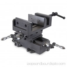 WEN 4.25-Inch Compound Cross Slide Industrial Strength Benchtop and Drill Press Vise 565886727