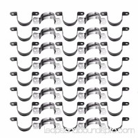 Wideskall® 1 inch Heavy Duty Pipe Tube Conduit Steel Hanger U Strap Clamps Clip w/ Screws (Pack of 12)