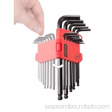TEKTON Long Arm Ball End Hex Key Wrench Set, Inch/Metric, 26-Piece | 25282 566029507