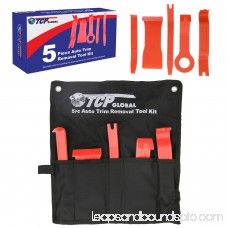 5 Piece Auto Trim Removal Tool Kit - Specialty Tools For Installing and Removing Fasteners, Trims, Molding & Panels
