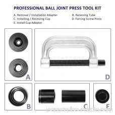 Heavy Duty Ball Joint Press & U Joint Removal Tool Kit with 4x4 Adapters, for Most 2WD and 4WD Cars and Light Trucks 570613113