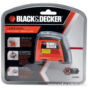 BLACK+DECKER BDL220S Laser Level with Wall-Mounting Accessories 001194924