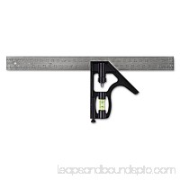 Stanley Tools Combination Square, Steel, 12, Black/Chrome 563564498