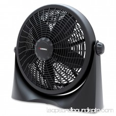 Lorell 16 3-Speed Tilt Box Fan, Black 554602798