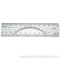 C-Thru W39 6 in. Protractor Ruler 20 and 40 Parts To The Inch   