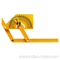 General Tools 29 Plastic Protractor and Angle Finder, Outside, Inside, Sloped Angles, 0° to 180°   552272542