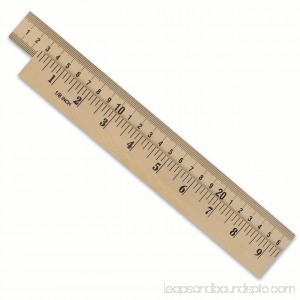 Learning Resources STP34039 Wooden Meter Stick Plain Ends