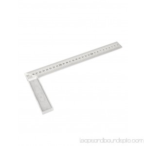 Unique Bargains 0-300mm Alumium L Shaped Angle Square Ruler Measuring Tool