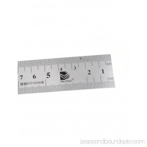 Unique Bargains 50cm Length Stainless Steel L-Square Angle Square Ruler Silver Tone