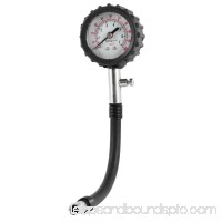 Durable 0-100lb 0-7bar Release Button Tire Tyre Pressure Gauge for Motorcycle Auto Car   