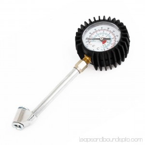 Portable 0-15bar 0-220Psi Dial Air Tire Gauge for Auto Motorbikes