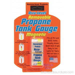 Removable Accu-Level Propane Tank Gauge with Magnetic back