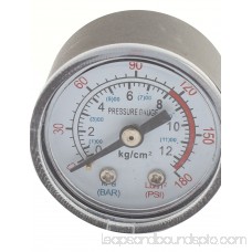 Unique Bargains 0-180psi 0-12 kg/cm2 9.5mm 1/8BSP Thread Dia Dial Air Pressure Gauge 2 Pcs