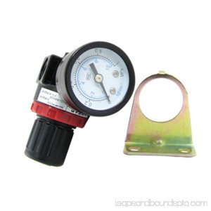 Unique Bargains 0-1MPa Pneumatic Air Pressure Gauge Regulator AR2000