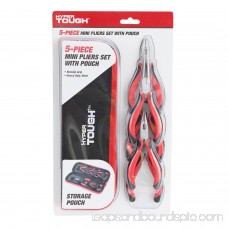 Hyper Tough™ 5 Piece Hobby Plier Set with Zipper Case 565421939