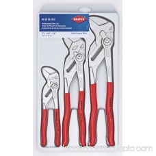 KNIPEX Tools 00 20 06 US2, Pliers Wrench 7.25, 10, and 12-Inch Set, 3-Piece 565430577