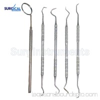 1 Set Dental Pick & Mirror Tools Sculpture Instrument Double End Oral Kit Tooth   