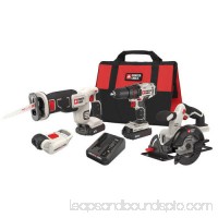 Factory-Reconditioned Porter-Cable PCCK616L4R 20V Max Cordless Lithium-Ion 4-Tool Combo Kit (Refurbished)   
